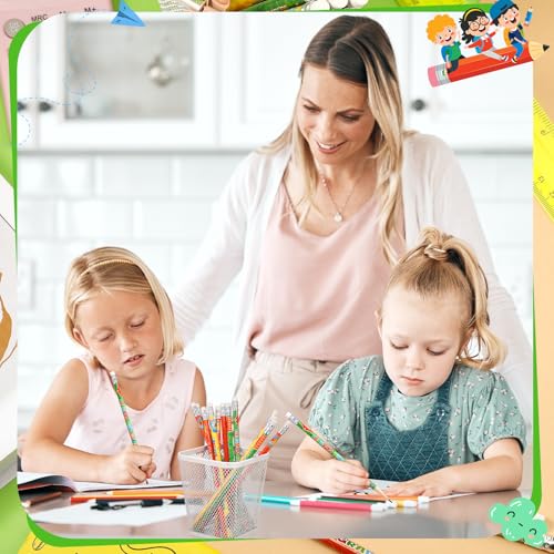 Tenceur Second Grade Pencils, 48 Pcs 2nd Graders Pencils with Erasers, 3 Motivational Designs, Welcome to Second Grade Student Gifts from Teacher, Classroom Rewards Back to School Supplies - color: 2nd Graders