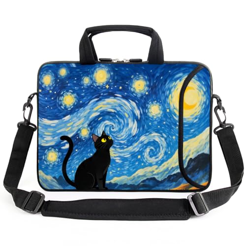 15" laptop sleeve laptop bag chromebook case adjustable shoulder strap with handle accessory pocket for men women (RYD-15-13) - color: Ryd-15-13