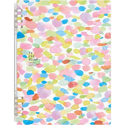 King Jim 9854TES-L103 Ring Notebook, Tefline, Style A5, Palette - size: A5, style: pallet