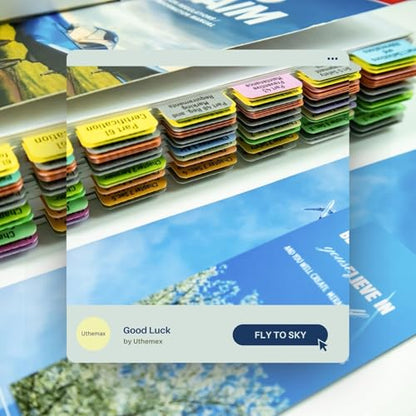 Index Tabs for 2026 FAR/AIM, Color-Code and Laminated Book Tabs for PPL, with Alignment Card, Bookmark, and Dot Stickers. (Book NOT Included)