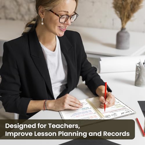 Planner 2026-2027, Academic Year Monthly and Weekly Calendar Planner, Jul 2026 - Jun 2027, Hardcover Teacher Student Planning Agenda book with Tabs, Perfect for School Office Supplies, 6.3" x 8.5" - Wild Rose - color: C-Wild Rose, size: (6.3"x8.5")a5
