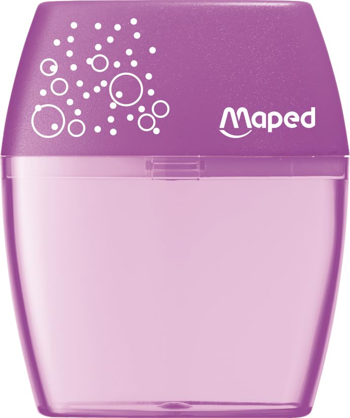 Maped Shaker 2 Hole Sharpener, Assorted Colors (634755)
