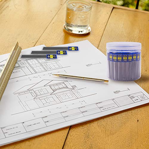 Morepack 840 Pieces Lead Refills,0.7 mm HB,Break Resistant Mechanical Pencil Refills,70 Tubes (840 Pieces) - style: 0.7 mm