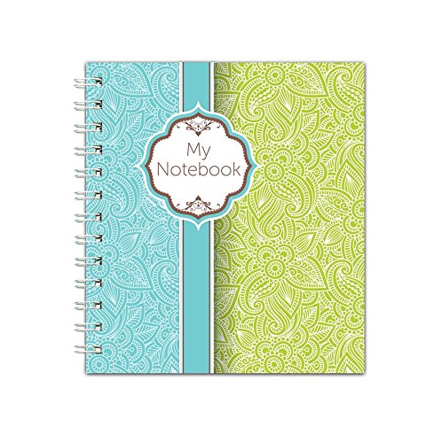 Channie’s Handwriting Improvement Spiral Notebook, Stylish Visual Writing & Printing Aid for Elementary School Students and Special Needs Kids & Teens, 120 Pages, Thick Paper, Size 10.5" x 9.5" - color: White