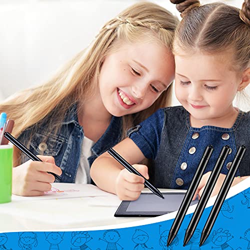 24 Pieces Replacement Stylus Pens LCD Board Pens for LCD Writing Tablet Drawing Pad Memo Message Boards Kids Adults, Black - color: Black