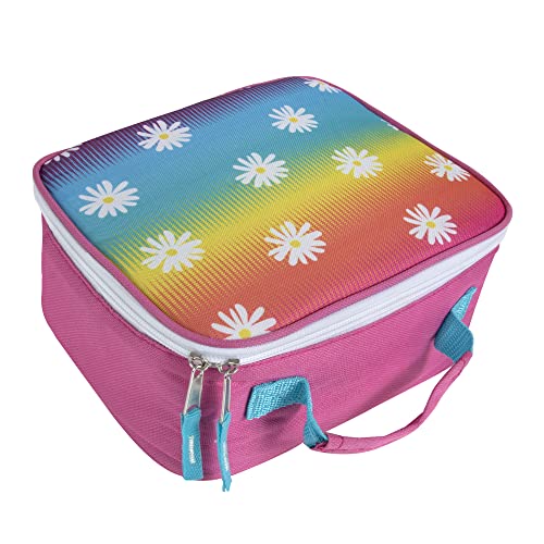 Trail maker Kids School Lunch Box Insulated for Boys, Girls | Fun Insulated Lunch Bag for Kids, School, Camp, Sports (Dancing Daisies) - color: Dancing Daisies