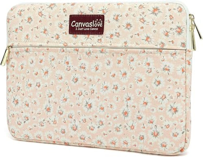 Pink Chrysanthemum Laptop Sleeve Case Bag with Pocket for MacBook Pro 14 inch and 14 inch-14.4 inch HP, Lenovo, Dell, ASUS, Acer Notebook Computer - color: Pink Chrysanthemum, size: 14 inch