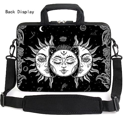 15" laptop sleeve laptop bag chromebook case adjustable shoulder strap with handle accessory pocket for men women (RYD-15-5) - color: Ryd-15-5
