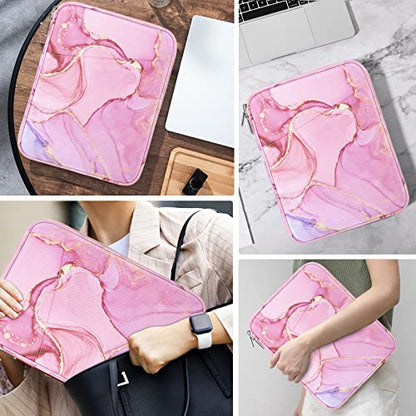 MoKo 9-11 Inch Tablet Sleeve Bag Carrying Case with Accessory Pocket | Fits iPad Air 11-inch M4, iPad Pro 11-inch M5, iPad A16 11-inch, iPad 10/9/8/7th and Tab S9/S8 11-inch, Cloudy Pink - color: Cloudy Pink, size: 9-11 Inch