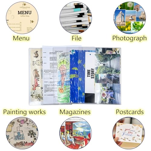 7 PCS 8.5" x 11" Rigid Print Protectors,Clear Plastic Page Protectors,Clear Rigid Top loaders,Plastic Paper Sheet Protectors for Photos,Documents,Contracts,Birth Certificate Protector (7)