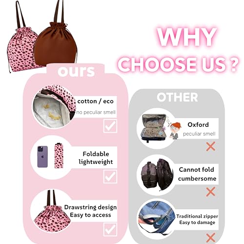 Reusable Lunch Bag - Insulated Eco-Friendly Lunch Tote for Work, School, or Picnics, Lightweight & Waterproof, Keeps Food Fresh All Day (Pink Rainbow) - color: Pink Rainbow