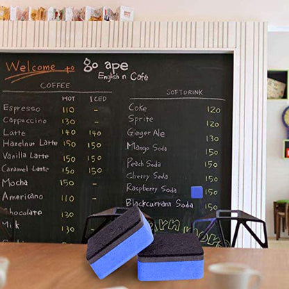 Dry Erase Erasers, 36 Pack Magnetic Whiteboard Eraser Chalkboard Eraser Dry Eraser for Classroom Office and home (Blue) - color: 36pcs Blue1
