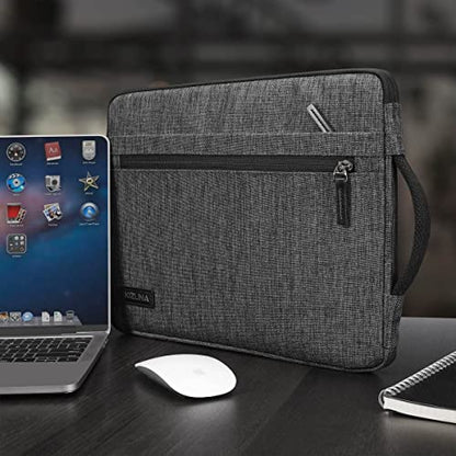 KIZUNA Laptop Tablet Sleeve 10 Inch Water-Resistant Computer Case Hand Bag for 9.7"- 11" iPad Pro/10.2 iPad/10.9 iPad/10.5" Samsung Galaxy Tab/10.5" Surface Go 3/10.1" Lenovo Smart,Grey - color: Grey, size: 9.7-10.5 Inch / 11" iPad Pro 2020