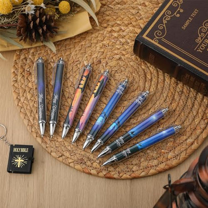 Yeaqee 48 Pcs Christian Pens Gift Bulk Bible Verse Religious Nativity Scene Jesus Love You ballpoint Pens for Church Nativity Employee Appreciation Gift, 4 Designs (Merry Christmas) - style: Merry Christmas