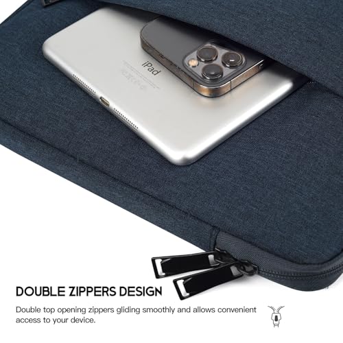 17.3 inch Laptop Sleeve Case for HP Pavilion 17/Envy 17, Dell Inspiron 17/Dell G3 G7, ASUS VivoBook Pro 17, Lenovo Ideapad 17, Acer Aspire 17, Computer Sleeve 17 inch Laptop Carrying Bag - color: Navy Blue, size: 17.3 inch