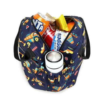 CAMTOP Boys Lunch Box Kids Insulated Lunch Bag Kids Cute Lunchbox for Boys Loncheras Para Niños - color: Truck