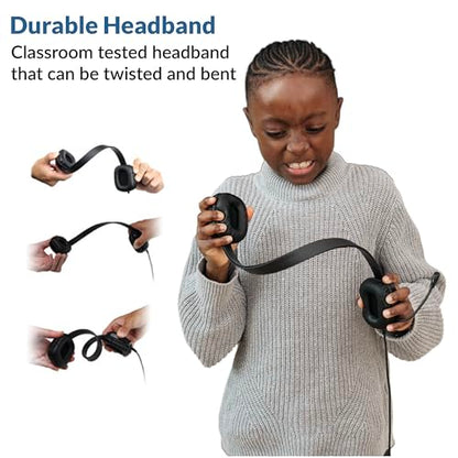Cyber Acoustics AC-6014 USB-C Stereo Headset with Microphone for PC – Wired USB-C Computer Headset, in-Line Volume and Mute Controls for Classroom, School, Office, or Home Use - size: 1-USBC