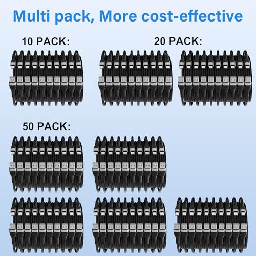 Conable USB C Cable (2FT, 10-Pack), USB A to USB Cord Fast Charging Compatible with iPhone 17, iPhone Air, iPhone 17 Pro, iPhone 17 Pro Max, iPhone 16/15 Series, Galaxy S24, LG and Car Play and More - size: 2FT, style: 10-Pack