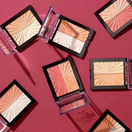 Wet n Wild MegaGlo Blushlighter, Blendable Blush & Highlighter Set, Shimmery Metallic Finish, Highlight Bling - color: 2- Highlight Bling