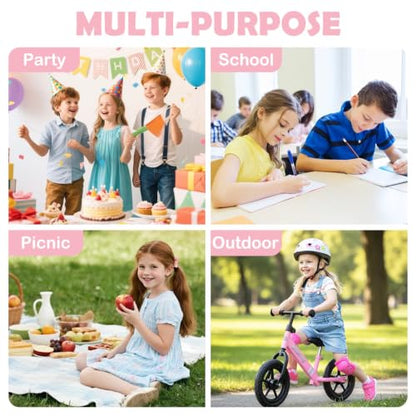 FlowFly Kids Lunch box Insulated Soft Bag Mini Cooler Back to School Thermal Meal Tote Kit for Girls, Boys, Cherry - color: Cherry