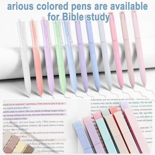 Bible Cover Case Study Supplies for Women Gifts Large Bible Cover with Highlighters Pens Tabs Cute Quilted Carrying Case Journal Kit Accessories Christian Gifts Sticky Notes A - color: Ba-bible cover case with highlighters pens tabs