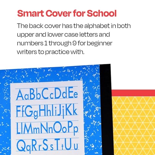 School Smart Skip-A-Line Ruled Composition Book, Grade 2, Blue, 48 Pages - size: 24 Sheets/48 Pages - Grade 2