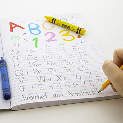 BAZIC PRODUCTS Primary Journal, Grades K-2, Draw & Write, 100 Ct | pre-K-2 primary journal; 100 sheets (200 pages); 4.5 in blank draw header over primary writing lines; Center-sewn - size: 1-Pack