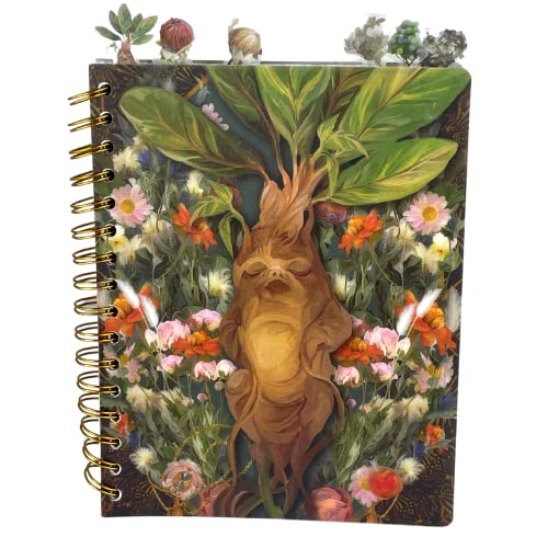 Innovative Designs Harry Potter Tab Journal Notebook, Herbology - Spiral Bound, 144 Lined Pages, 8 x 7 inches - style: Harry Potter Herbology