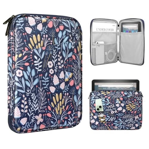 TiMOVO 8-9 Inch Tablet Sleeve Case for All-New iPad mini 7 (A17 Pro, 2024), iPad mini 6 (8.3-Inch, 2021), iPad mini 5/4/3/2/1, Portable Protective Pouch Bag for iPad mini, Colorful Flower - color: Colorful Flower, size: 8-9 Inch