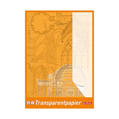 Herlitz 696401 Transparentpapierblock A4, 30 Blatt - size: a4