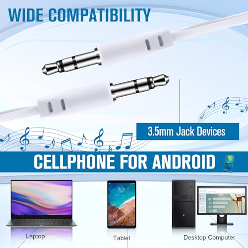 Kanayu 100 Pack Earbuds Bulk Earphones for School Classroom, Student Wired Earbuds Headphones Without Mic, Earphones Bulk for Adults School Library Laptop, Individually Bagged(Black and White) - color: Black and White