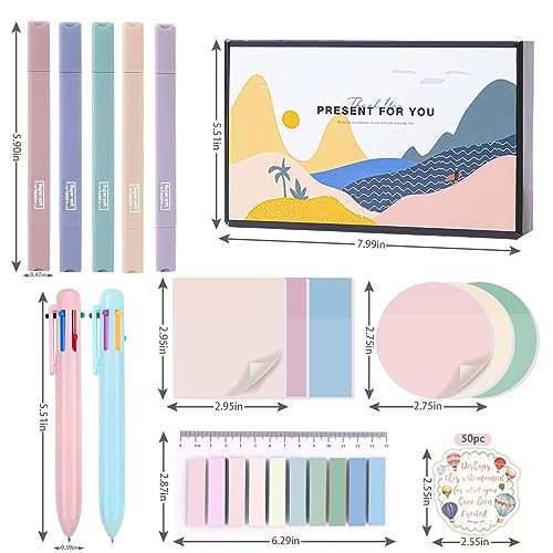 Bible Study Supplies,Christian Gifts for Women,Bible Accessories with Bible Highlighters,Multi Color Ballpoint Pen,Transparent Sticky Notes,Tabs and Christian Stickers,Annotation Supplies for Women