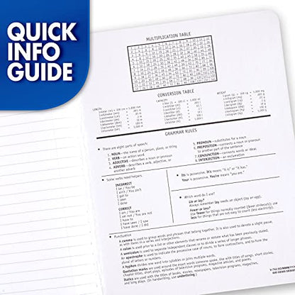 Mead Composition Notebook, 3 Pack, College Ruled Paper, 7-1/2" x 9-3/4", 100 Sheets per Comp Book, Black Marble (38111) - color: Black, size: Pack of 3