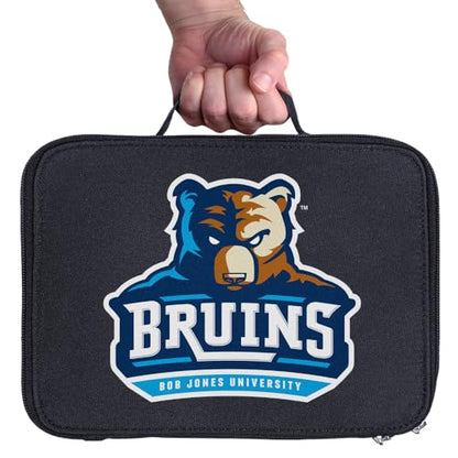 Campus Lab Bob Jones University Insulated Soft Sided Lunch Box - Reusable Lunch Bag For School Office Work, BPA Free, Navy - color: Bob Jones University