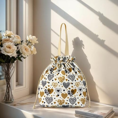 Double-Handle Lunch Bag, Insulated Waterproof Reusable Tote for Women/Students, Fits 2 Bento Boxes + Water Bottle - Ideal for School/Office/Picnic(Yellow) - color: Yellow