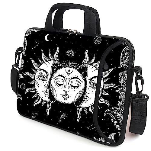 15" laptop sleeve laptop bag chromebook case adjustable shoulder strap with handle accessory pocket for men women (RYD-15-5) - color: Ryd-15-5