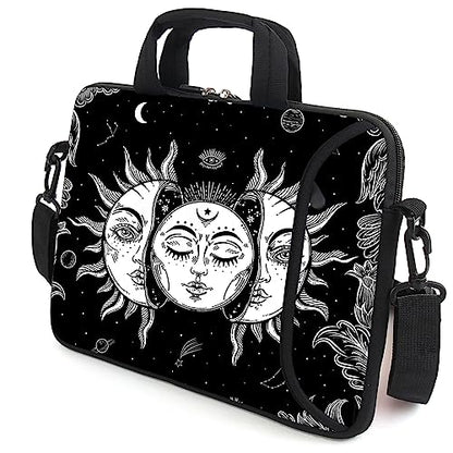 15" laptop sleeve laptop bag chromebook case adjustable shoulder strap with handle accessory pocket for men women (RYD-15-5) - color: Ryd-15-5