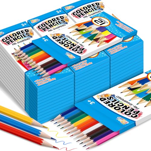 SpringFlower 432 Count Colored Pencils Bulk, 36 Packs Pre-Sharpened Coloring Pencils for Kids, Vibrant Classroom Supplies for Teachers, School Art Projects, Party Favors and Back to School Supplies