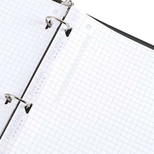 Five Star Loose Leaf Paper, Notebook Paper, Graph Paper, Reinforced Filler Paper, Fights Ink Bleed, 8.5 x 11, 100 Sheets (17012) - size: 1 Pack, style: 100 Sheets