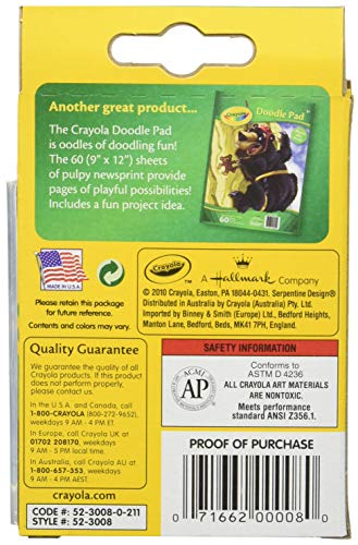 Crayola Crayons, 8 Count (Pack of 6)