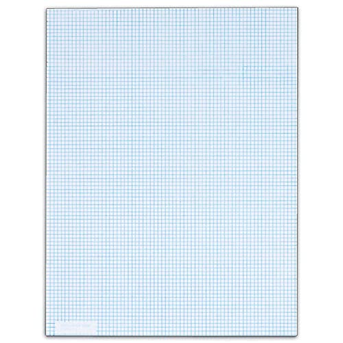 TOPS Quadrille Pad, Gum-Top, 8-1/2 x 11 Inches, Quad Rule , White Paper, 50 Sheets per Pad (33081)