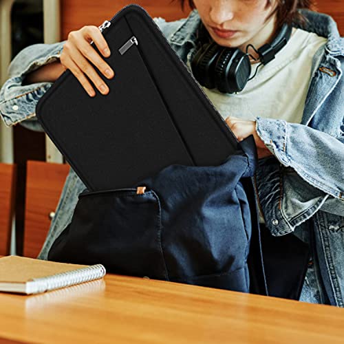 Laptop Sleeve 15.6 inch, Durable Computer Carrying Bag Protective Case Briefcase Handbag with Front Pocket, Slim Laptop Cover for 15-16 Inch HP, Dell, Lenovo, Asus, Notebook, Black - color: Black, size: 15.6 Inch