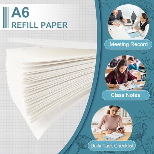 Toplive A6 Refill To Do List, 6 Holes Loose Leaf Paper, 160 Sheets Daily Planner Binder Inserts Lined Refill - style: To Do List 2 Pack