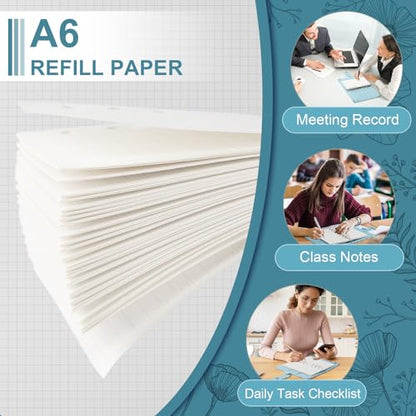 Toplive A6 Refill To Do List, 6 Holes Loose Leaf Paper, 160 Sheets Daily Planner Binder Inserts Lined Refill - style: To Do List 2 Pack