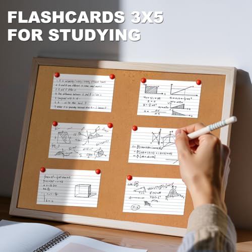300 Count White Index Cards 3x5 Notecards Bulk Lined Flash Cards for Studying 3 x 5 Index Cards Ruled Notecards Bulk Pack of Note Cards for School Ruled Lined Index Card Flashcards 3x5 Cue Cards - color: White-3x5-300