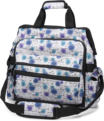 Nurse Mates Ultimate Nursing Bag | Multiple Compartments | Interior Laptop Compartment | Durable Zippers | Mantra Moods | Multi Compartments