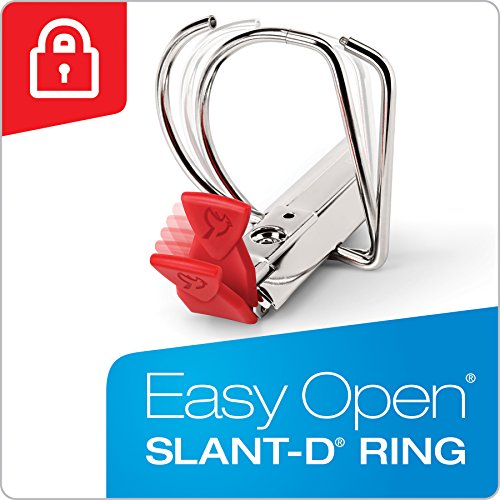 Cardinal 3 Ring Binder, 1.5 Inch Premier Easy Open Binder, ONE-Touch Locking Slant-D Rings, 400-Sheet Capacity, ClearVue Cover, PVC-Free, Black (10311) (10310) (Pack of 2) - size: 1.5-Inch (Pack of 2)