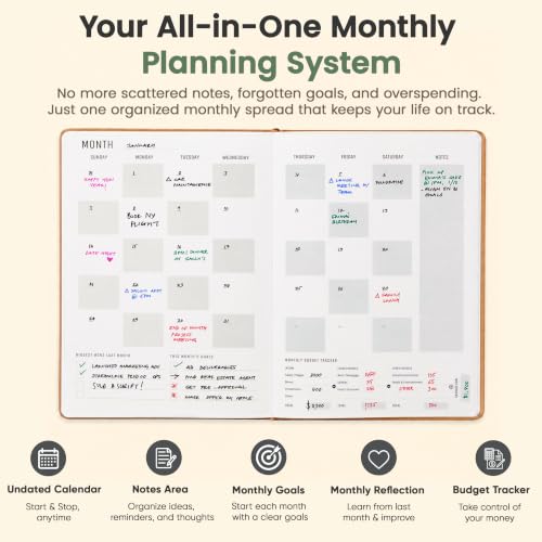 Hourly Planner & Appointment Book (8.5” x 11”) - Premium Hourly Planner with Daily Schedule & 30-Minute Time Slots for Better Time Management by PRODUCTIVITY STORE (A4, Brown) - color: Leather