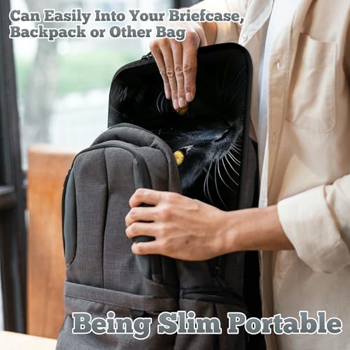 Universal Laptop Sleeve Tablet Case 12 inch, Black Cat with Golden Eyes Slim Carrying Case Durable Handbag Travel Laptop Bag for Surface Pro 9 8 7/Laptop Go 2 3, MacBook Air 11/12 - color: Black Cat With Golden Eyes, size: 12 inch