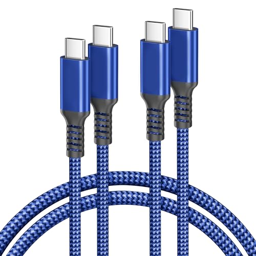 Basesailor USB Type C to C 100W Cable 10ft/2Pack,Power Delivery Fast Charging PD Charger Cord for MacBook Mac Pro,iPad Air 5 4th 5th Mini 6 6th Generation,Samsung Galaxy Note 20 S23 S21 S22 22 Tab S9 | PD Charger Cord for iPhone 17 16 15 Series,MacBook Pr